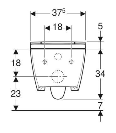 Geberit Aquaclean Sela wall hung bidet toilet