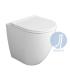 Simas Vignoni back to wall compact rimless floorstanding toilet VI26