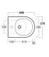 Simas Vignoni VI27 compact single-hole XS floor-standing bidet