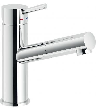 Washbasin mixer with extractable hand shower, Nobili Live LV00118/40
