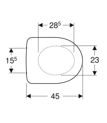 Geberit Selnova toilet seat 500.333.01.1