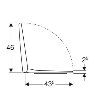 Geberit Selnova toilet seat 500.333.01.1