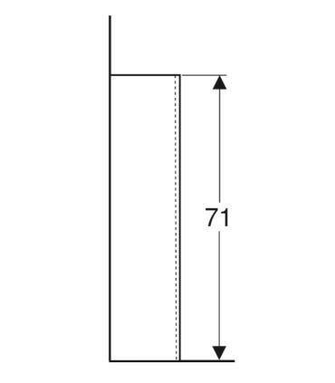 Colonne pour lavabo Geberit Selnova