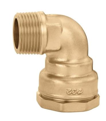 Raccordement courbe 1/2'' male DECA Caleffi, pour tuyaux polyethylene