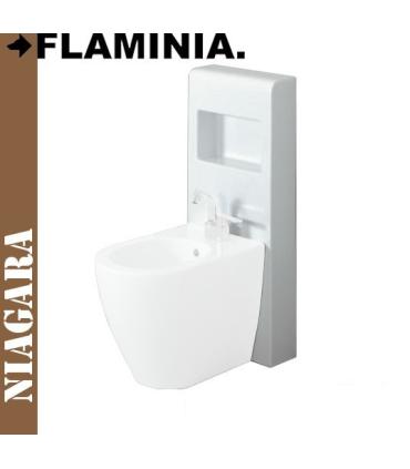 Flaminia set with ledge for bidet, niagara Tr40, white.