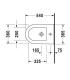Wall-hung single hole bidet, Duravit Darling New, White Art.2249150000