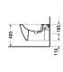 Wall-hung single hole bidet, Duravit Darling New, White Art.2249150000