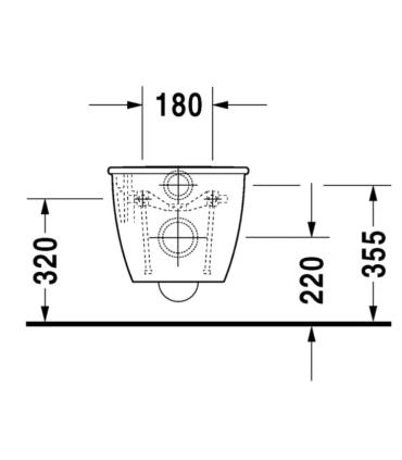 Architec wall hung toilet Darling New series