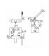 Miscelatore vasca termostatico duplex Nobili Ray art.RY00010