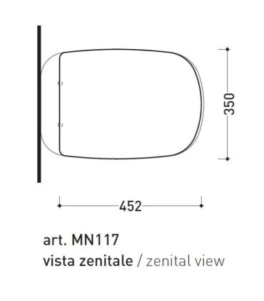 Sedile Ceramica Flaminia Mono MNCW03