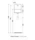 Washbasin single hole wall hung Flaminia Miniwash