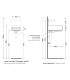 Washbasin single hole wall hung Flaminia Miniwash