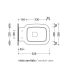 Wc a pavimento con scarico universale Flaminia serie sprint SR117
