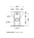WC avec sortie universelle, Flaminia, série sprint art.SR117