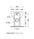 Wc a pavimento con scarico universale Flaminia serie sprint SR117
