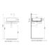 Flaminia Miniwash Multiposition Washbasin