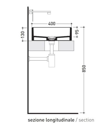 Flaminia Miniwash Multiposition Washbasin