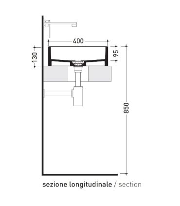 Flaminia Miniwash Multiposition Washbasin