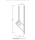 Toilet brush holder flaminia, wall hung, collection hoop