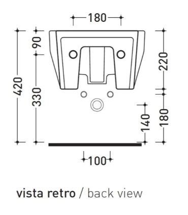 Bidet suspendu Flaminia Como