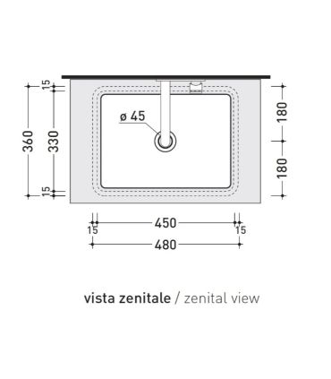 Flaminia Miniwash Under Countertop Washbasin