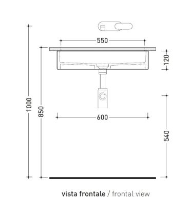 Flaminia Miniwash Under Countertop Washbasin