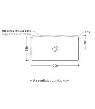 Flaminia Miniwash Under Countertop Washbasin