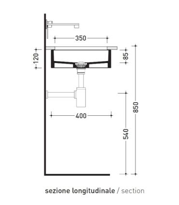 Flaminia Miniwash Under Countertop Washbasin