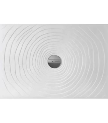 Flaminia shower tray, rectangular ceramic water drop