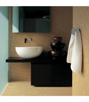 Flaminia countertop/wall hung washbasin, collection dip Dp482, white.