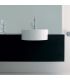 Flaminia Twin semi-inset single-hole washbasin