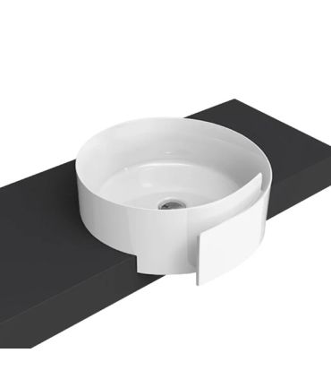 Flaminia Roll Round Semi-recessed Washbasin