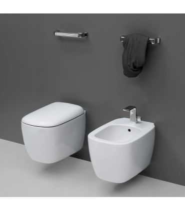 Wall mounted bidet single hole,Flaminia, collection mono' Mn218