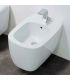 Wall mounted bidet single hole,Flaminia, collection mono' Mn218