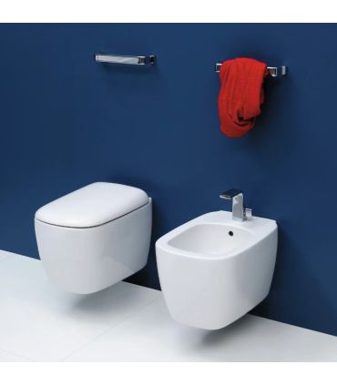 Wall mounted bidet single hole,Flaminia, collection mono' Mn218