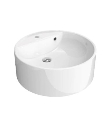 Lavabo da appoggio, Flaminia,  serie twin ceramica bianco.