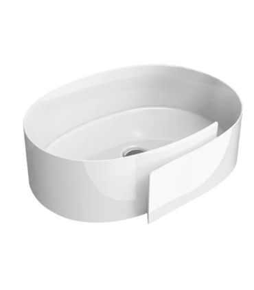 Flaminia Roll Oval Countertop Washbasin