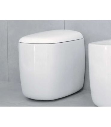 Toilet with horizontal or vertical outlet, Flaminia, collection mono'