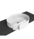 Lavabo semincasso ovale Ceramica Flaminia serie Roll RL56S