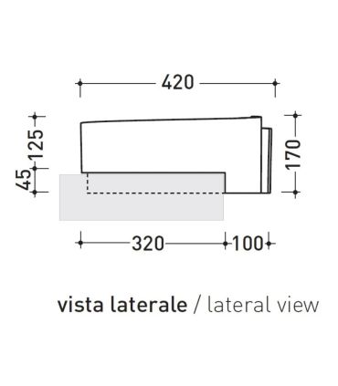 Lavabo semincasso ovale Ceramica Flaminia serie Roll RL56S