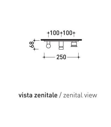 External bathtub mixer, Flaminia, collection one