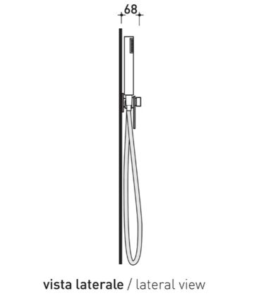 External bathtub mixer, Flaminia, collection one