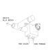 External bathtub mixer, Flaminia, collection one