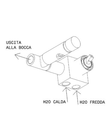 External bathtub mixer, Flaminia, collection one