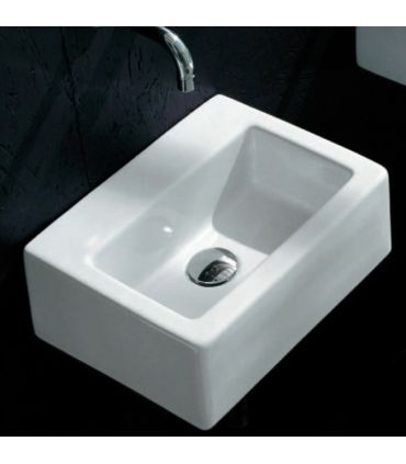Flaminia, lavabo sur pied ou suspendu, collection eaugrand, art.5088 bi