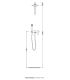 Set for shower with built in mixer, Flaminia, collection one