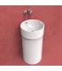Freestanding column for washbasin, ceramic Flaminia collection Twin