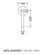 Miscelatore a pavimento Ceramica Flaminia serie one 113052/F