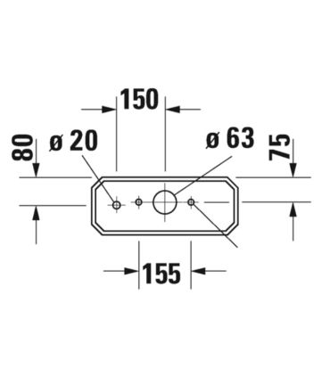 Duravit 1930 low entry close coupled toilet cistern