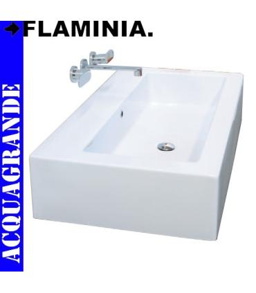 Flaminia, lavabo da appoggio o sospeso, serie acquagrande